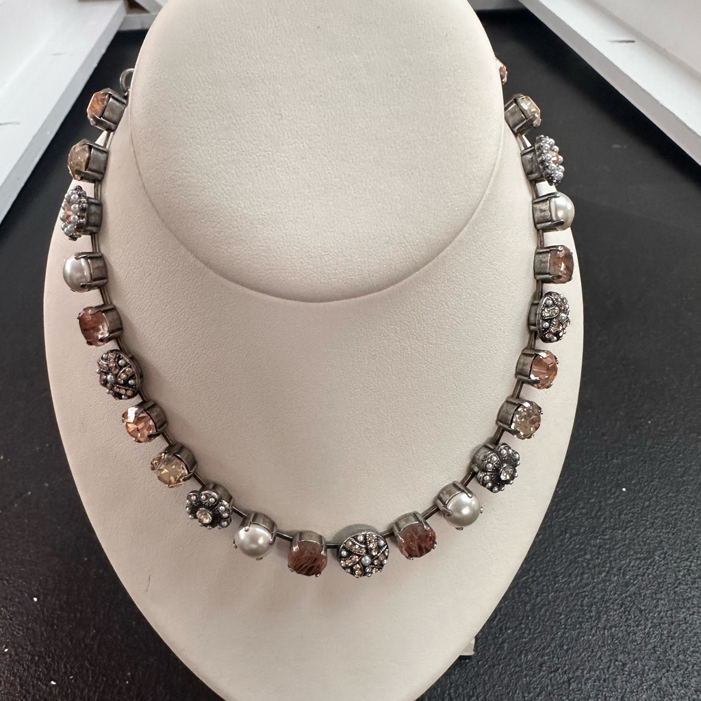 Mariana Silver And Brown Womens Necklace 226$